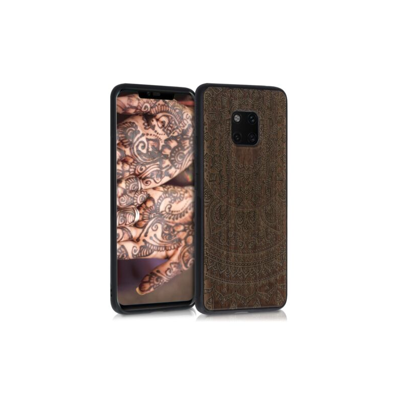 Husa pentru Huawei Mate 20 Pro, Lemn, Maro, 51759.01