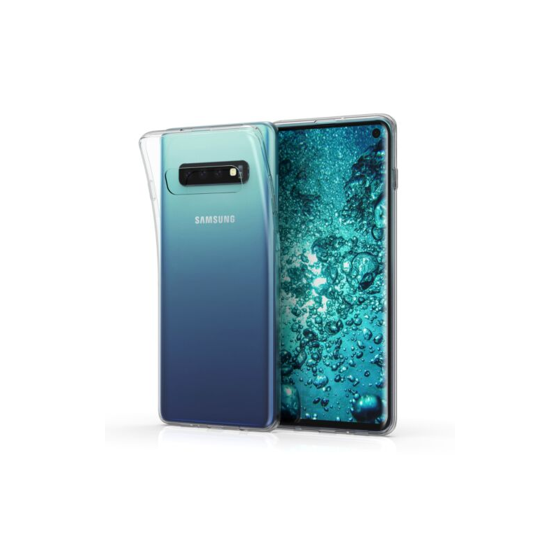 Husa pentru Samsung Galaxy S10, Silicon, Transparent, 47446.03