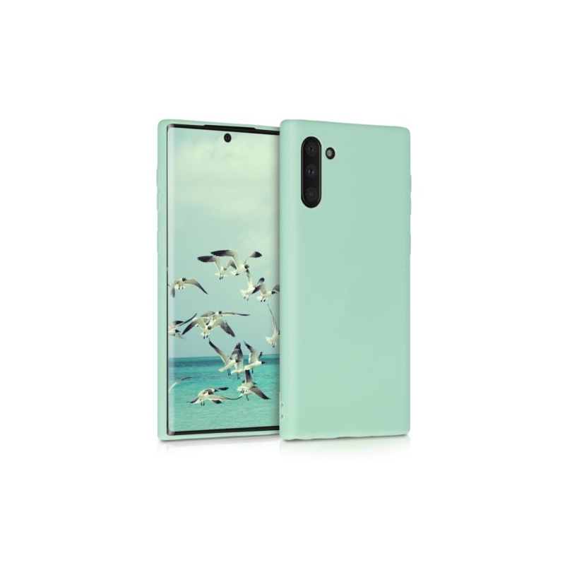 Husa pentru Samsung Galaxy Note 10, Silicon, Verde, 49274.50