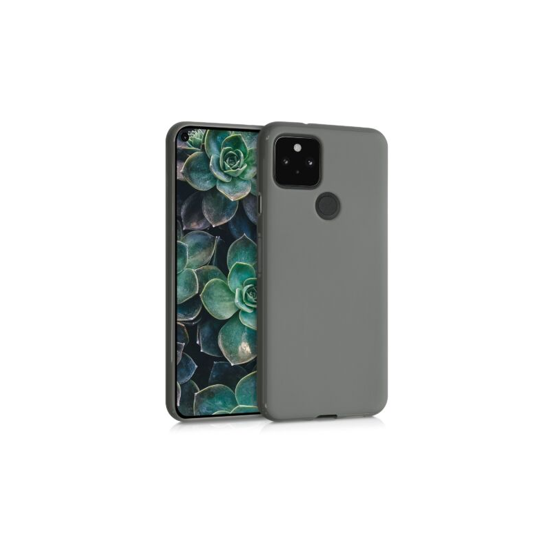 Husa pentru Google Pixel 5, Silicon, Gri, 51722.155