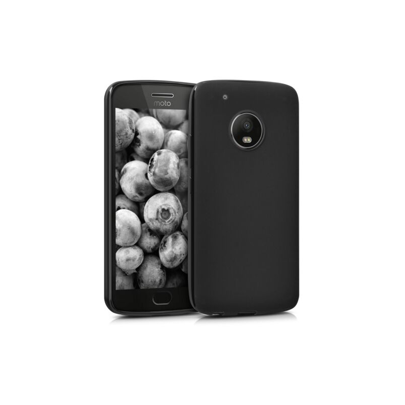 Husa pentru Motorola Moto G5 Plus, Silicon, Negru, 41394.01