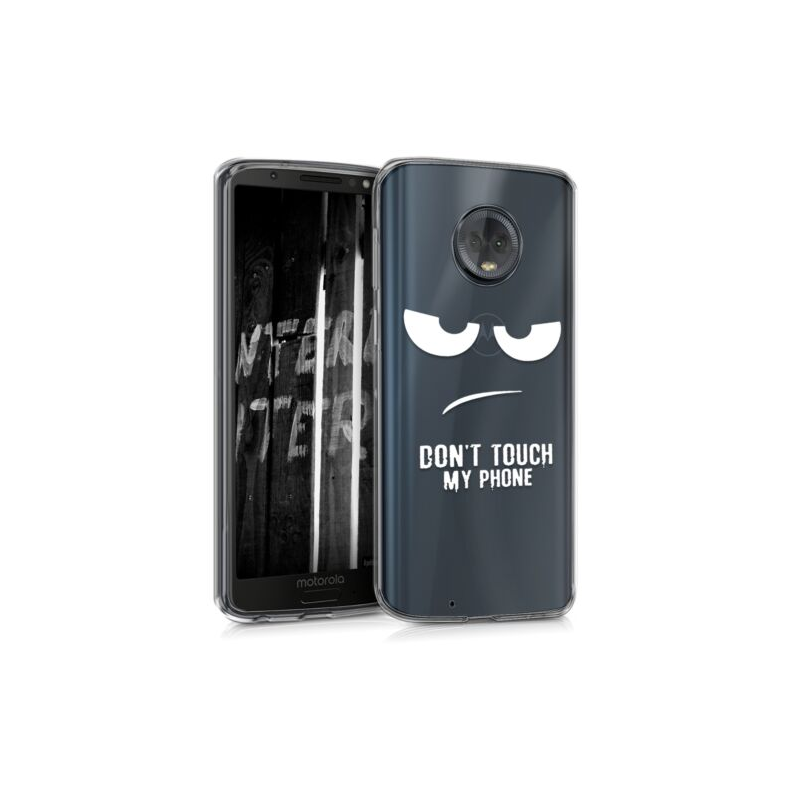 Husa pentru Motorola Moto G6, Silicon, Alb, 44602.02