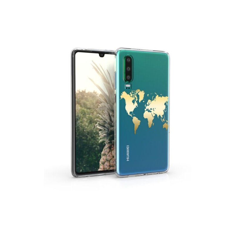 Husa pentru Huawei P30, Silicon, Gold, 47413.01