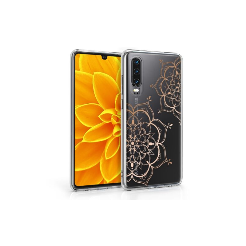 Husa pentru Huawei P30, Silicon, Rose Gold, 47413.05