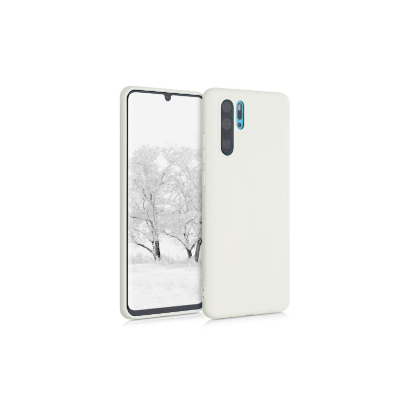 Husa pentru Huawei P30 Pro, Silicon, Bej, 47419.204