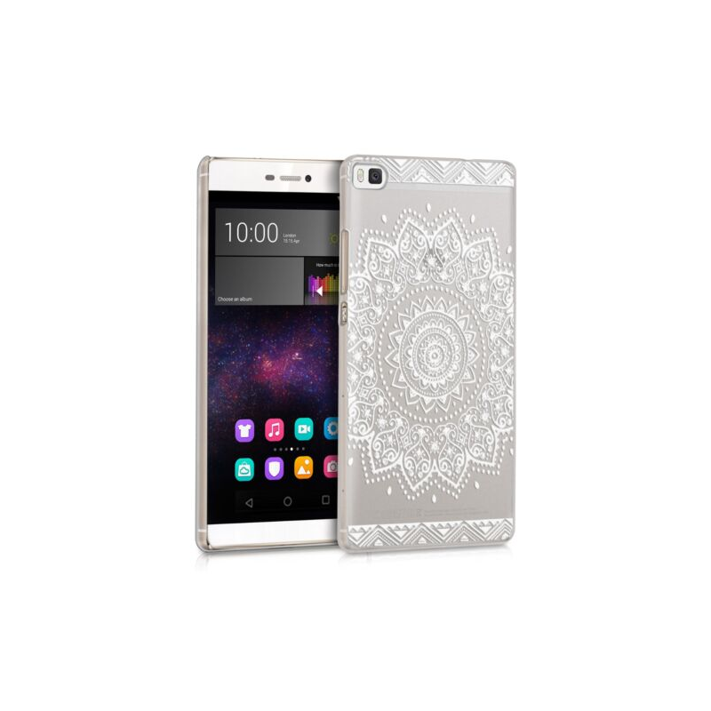 Husa pentru Huawei P8, Policarbonat, Alb, 34409.03