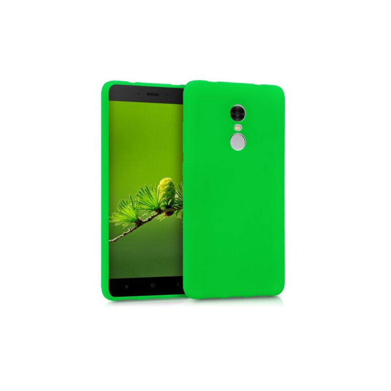 Husa pentru Xiaomi Redmi Note 4, Silicon, Verde, 44073.44