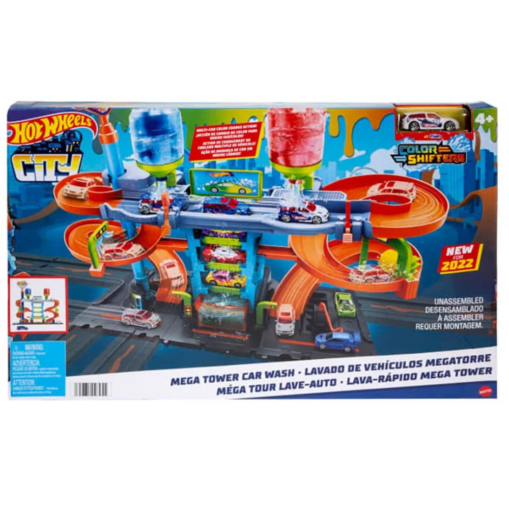 Hot Wheels mega spalatoria