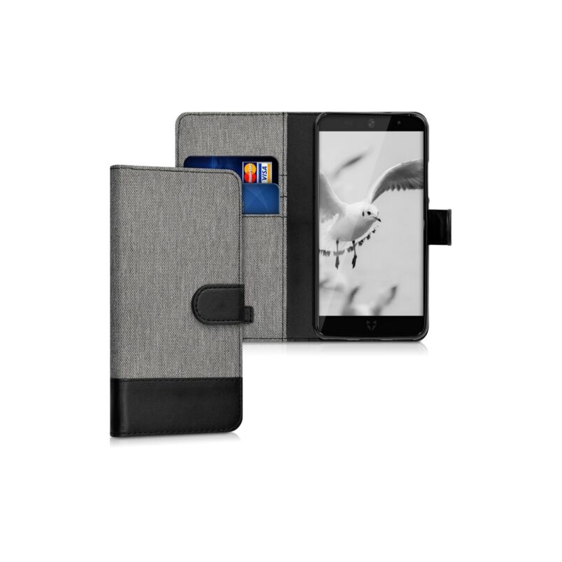 Husa pentru Wileyfox Swift 2, Textil, Gri, 41644.01