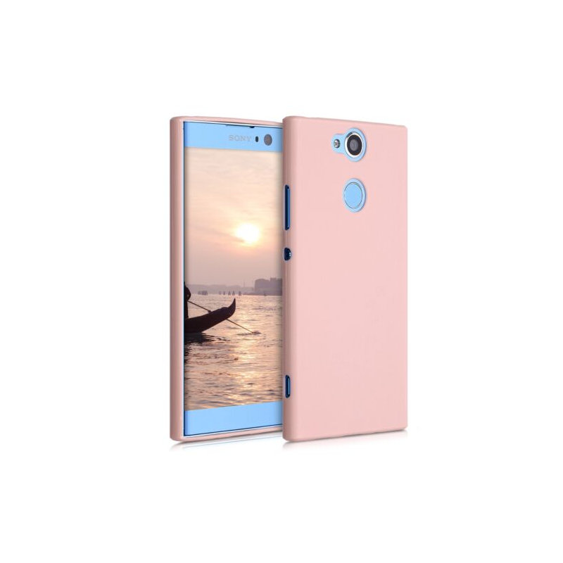 Husa pentru Sony Xperia XA2, Silicon, Rose Gold, 52706.89