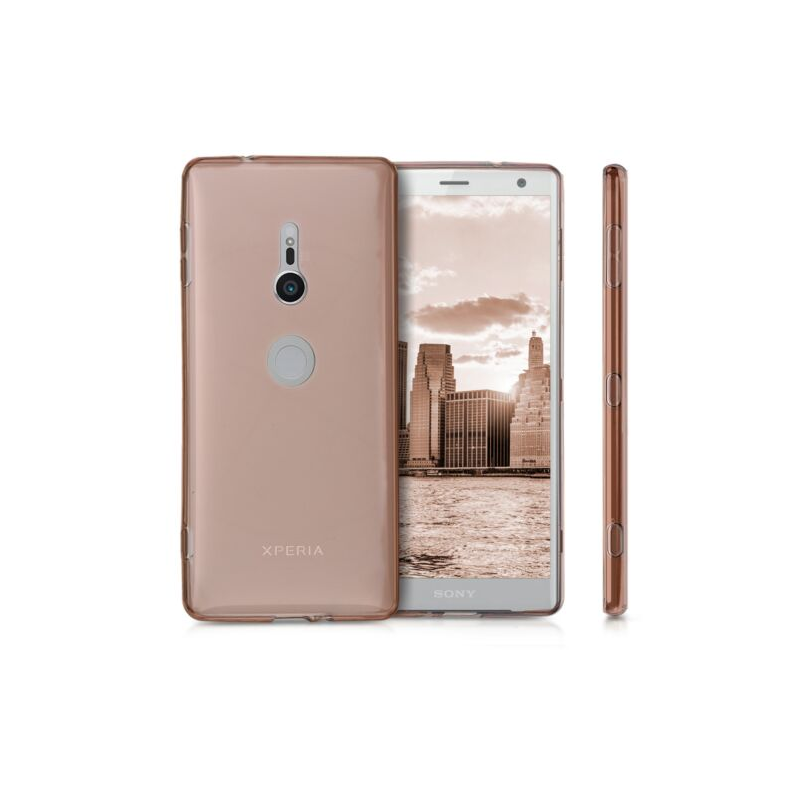 Husa pentru Sony Xperia XZ2, Silicon, Rose Gold, 44238.81