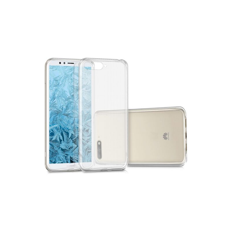 Husa pentru Huawei Y6 (2018), Silicon, Transparent, 44876.03