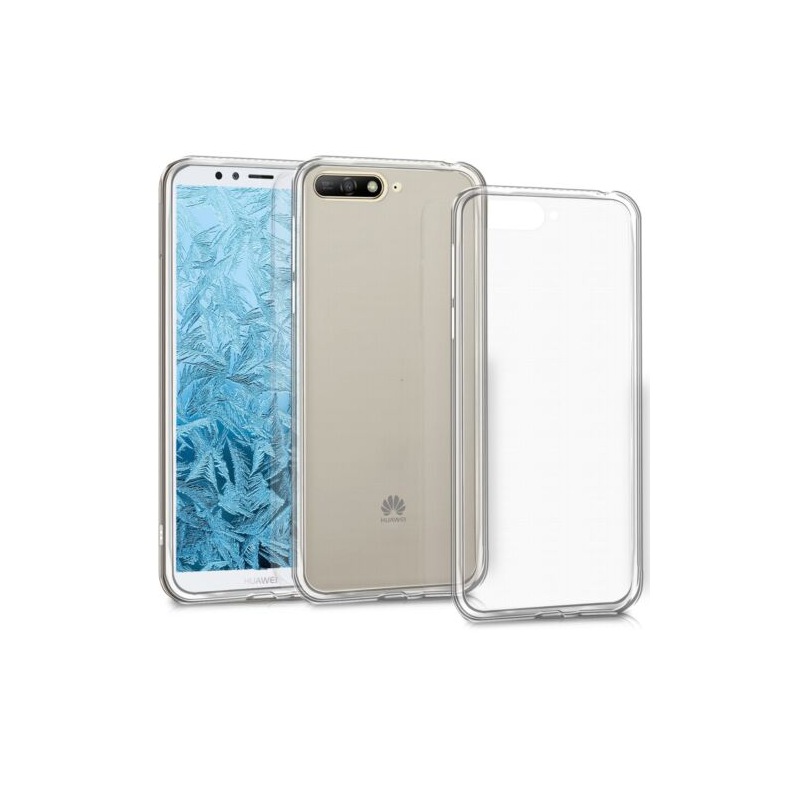 Husa pentru Huawei Y6 (2018), Silicon, Transparent, 44876.03