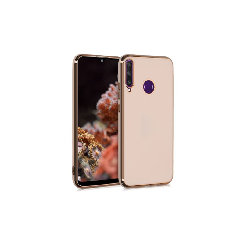 Husa pentru Huawei Y6p, Silicon, Rose Gold, 53522.81