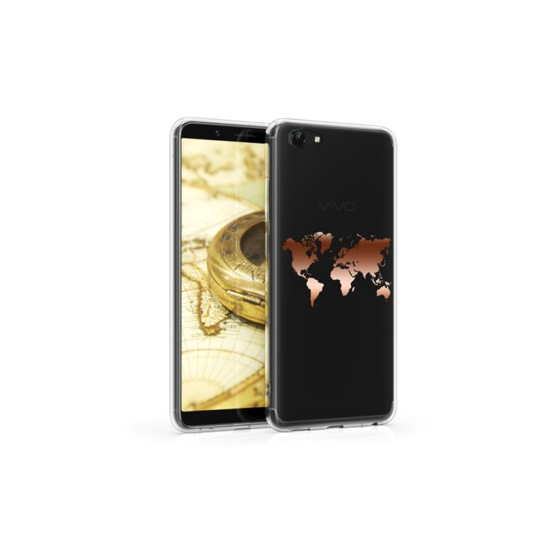 Husa pentru Vivo Y71i, Silicon, Rose Gold, 47265.01