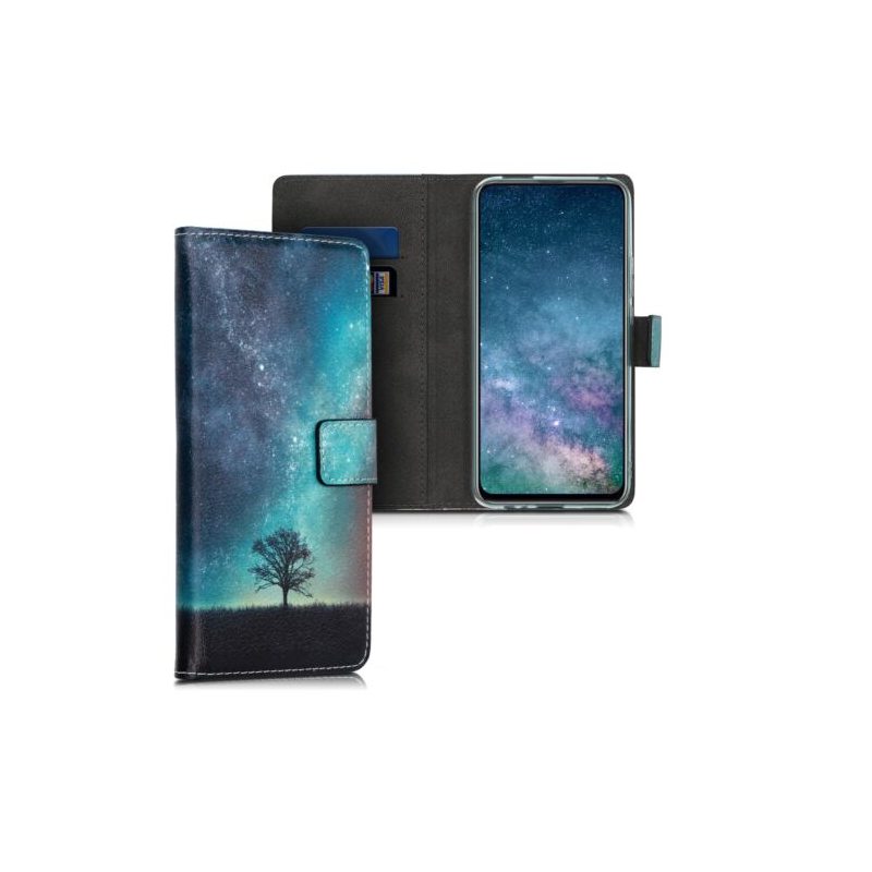 Husa pentru Huawei Y9 Prime (2019), Piele ecologica, Multicolor, 49455.03