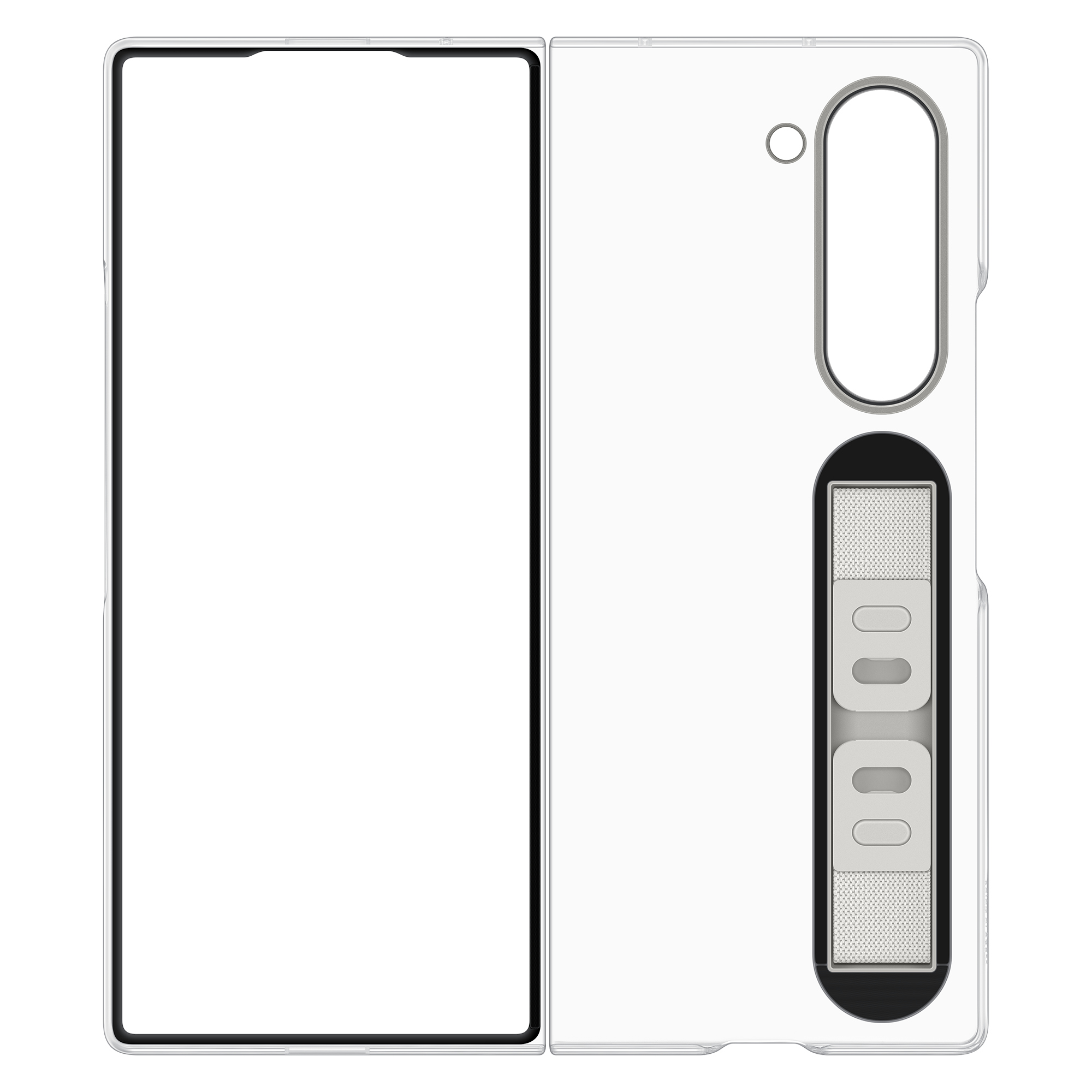 Husa Samsung Clear Case pentru Galaxy Z Fold 6, Transparent