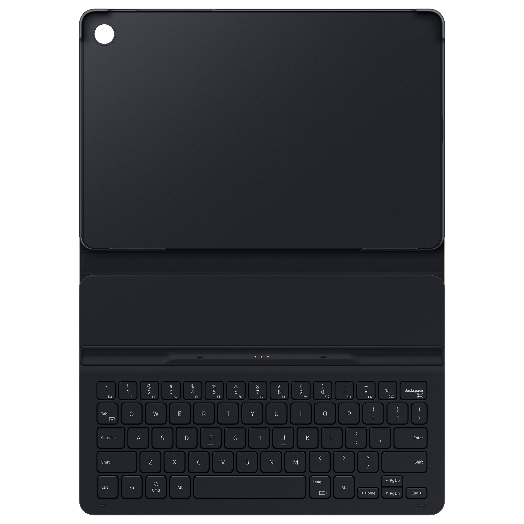 Husa cu tastatura Samsung Book Cover Keyboard Slim pentru Galaxy Tab A9+, Negru