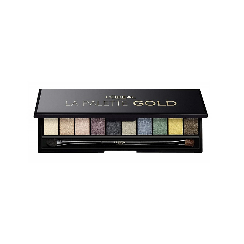 Trusa machiaj farduri de pleoape Loreal La Palette Gold