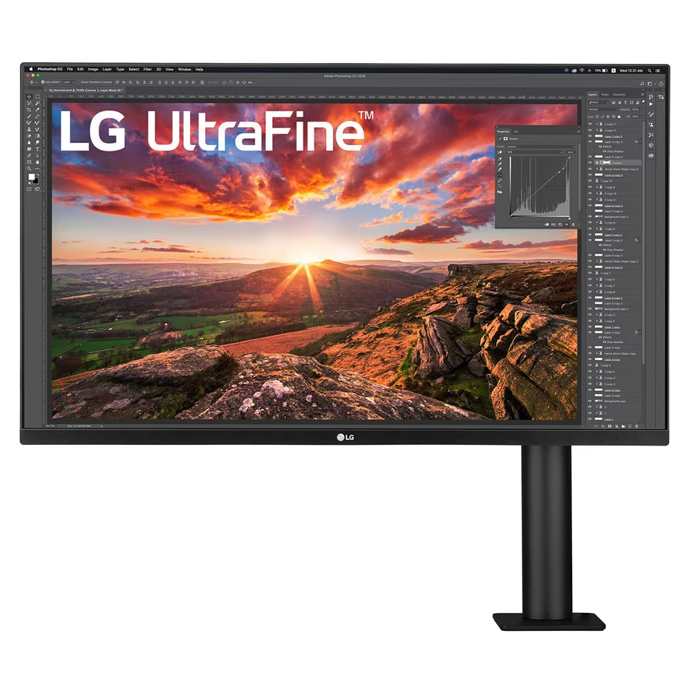 Monitor LG 32UN880P-B, 31.5", IPS, 4K, 60Hz, Clasa G