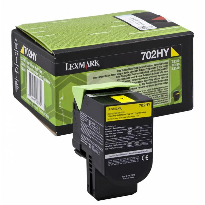 Toner Lexmark 70C2HY0 Yellow