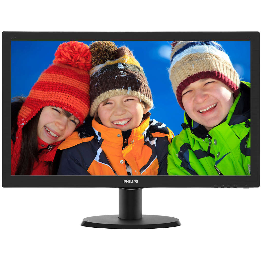 Monitor LED Philips 243V5QSBA/00, 23.6