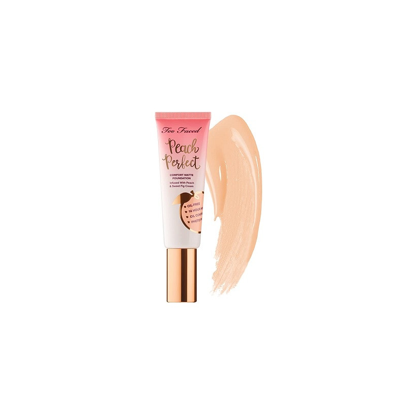 Fond de ten, Too Faced, Peach Perfect Comfort Matte, Warm Nude, 48 ml