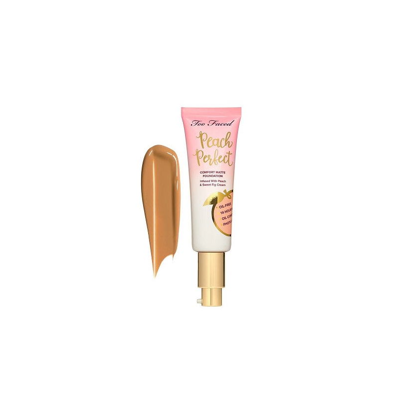 Fond de ten, Too Faced, Peach Perfect Comfort Matte, Latte, 48 ml