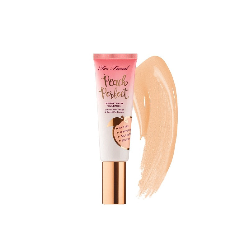 Fond de ten, Too Faced, Peach Perfect Comfort Matte, Vanilla, 48 ml