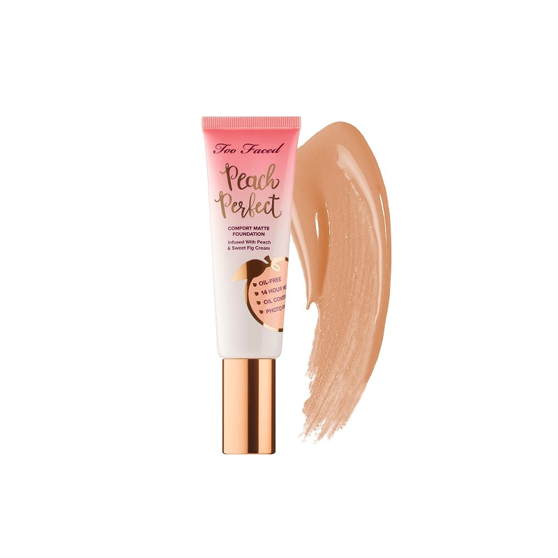 Fond de ten, Too Faced, Peach Perfect Comfort Matte, Golden Beige, 48 ml