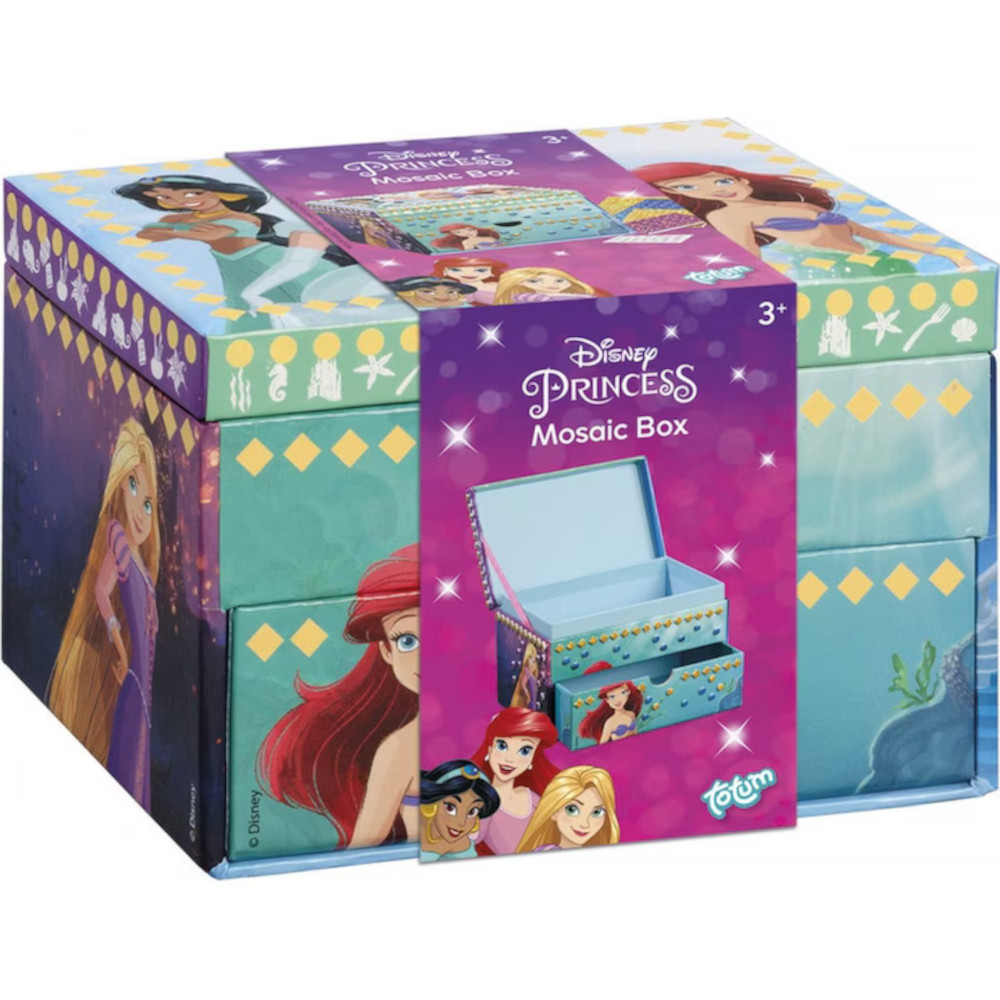 Set creativ DIY Decoreaza propria cutie de bijuterii, Disney Princess