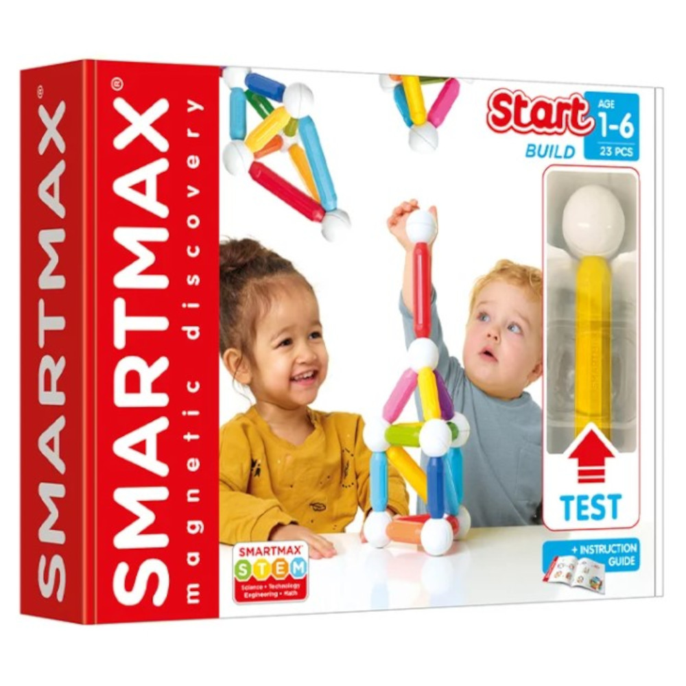 Set de constructie - SmartMax Set educativ Start (23 piese) cu fereastra de test