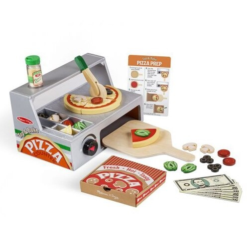 Set de joaca din lemn cuptorul de pizza - Melissa And Doug