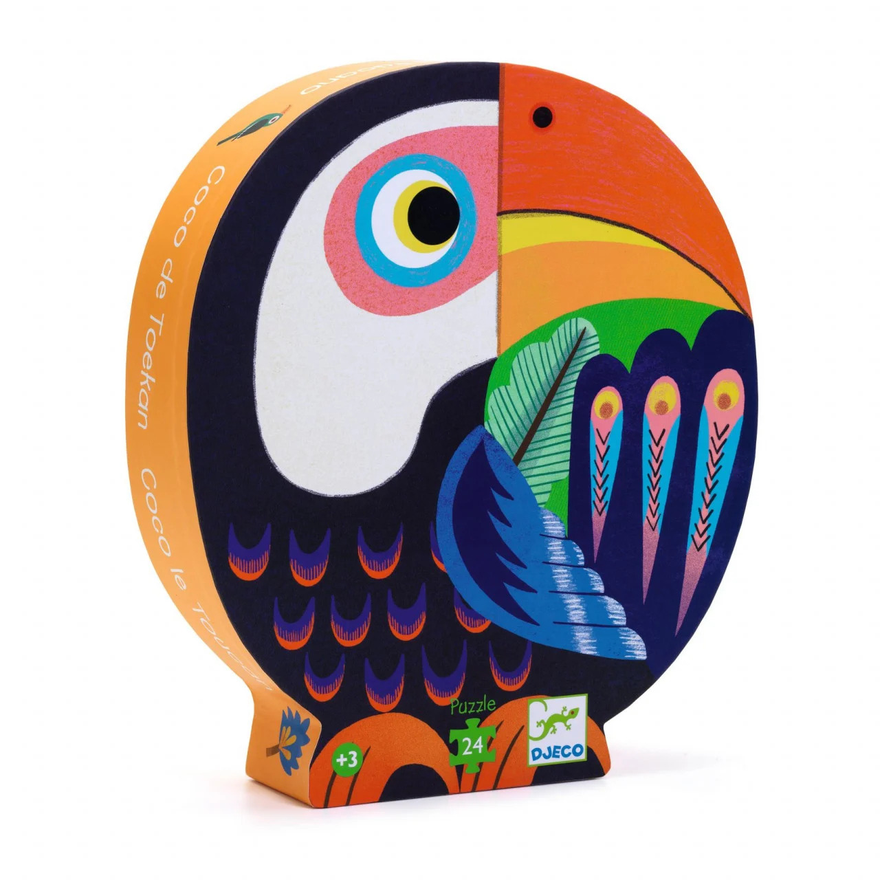 Djeco Puzzle Djeco Coco Toucan - Jucarie Educativa de inalta calitate pentru copii