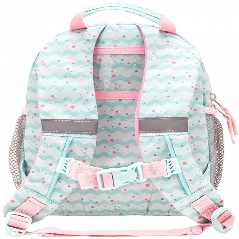 Rucsac Mini Kiddy, dimensiune 23 x 20 x 9 + 6 cm, motiv Little Flamingo