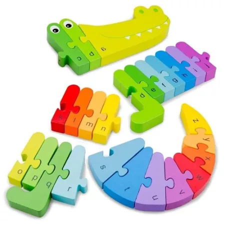 Puzzle Alfabet - Crocodil