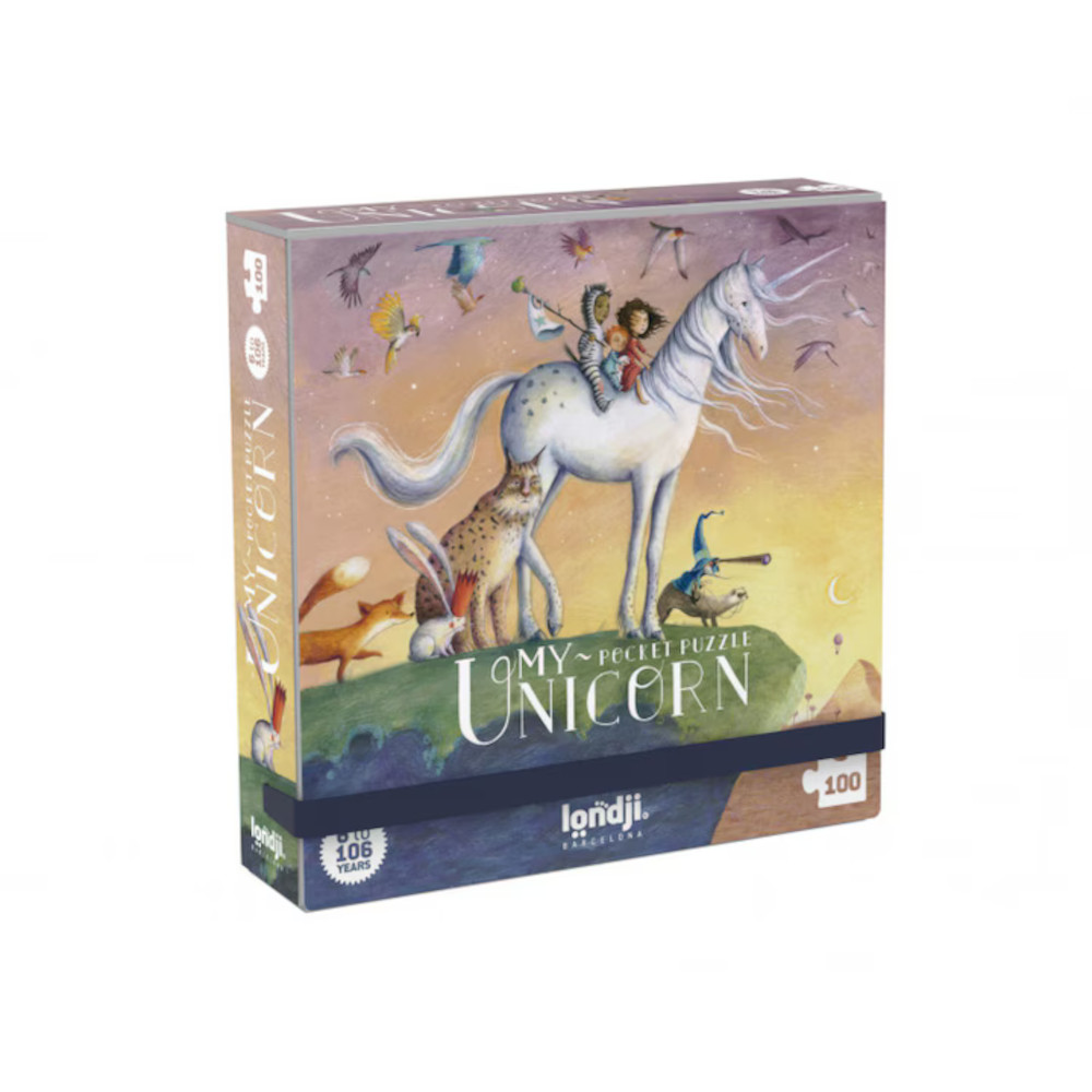 Londji Micro-Puzzle Unicorn - Jucarie inovativa pentru micii exploratori