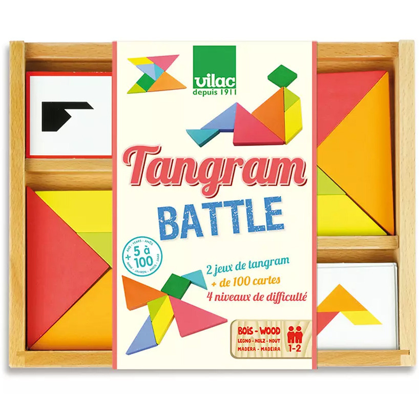 Tangram dublu 4 grade de dificultate si 100 de provocari