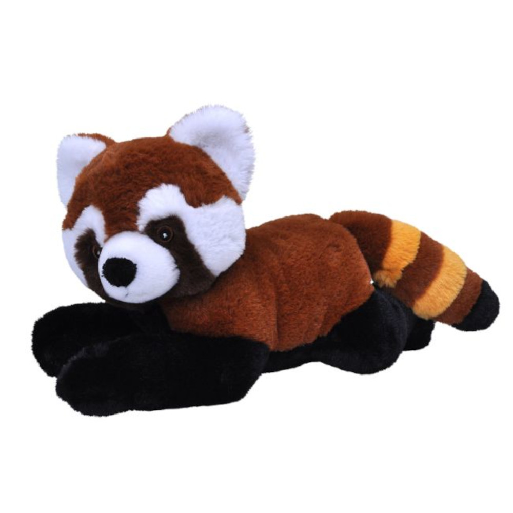 Urs Panda Rosu Ecokins - Jucarie Plus 30 cm