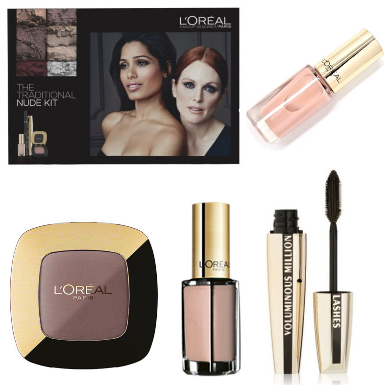 Set machiaj Loreal The Traditional Nude Kit