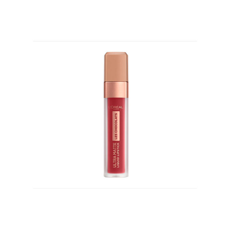 Ruj de buze rezistent, Loreal Ultra Matte Les Chocolats 864 Tasty Ruby