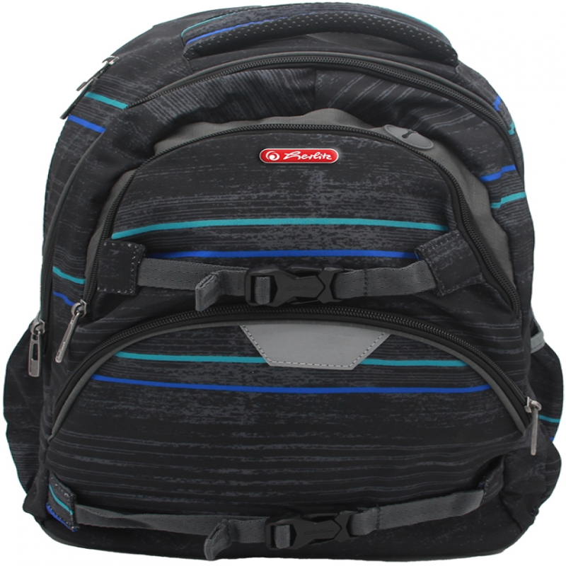 Rucsac Battle, dimensiune 43 x 29 x 22 cm, motiv Gray Stripes