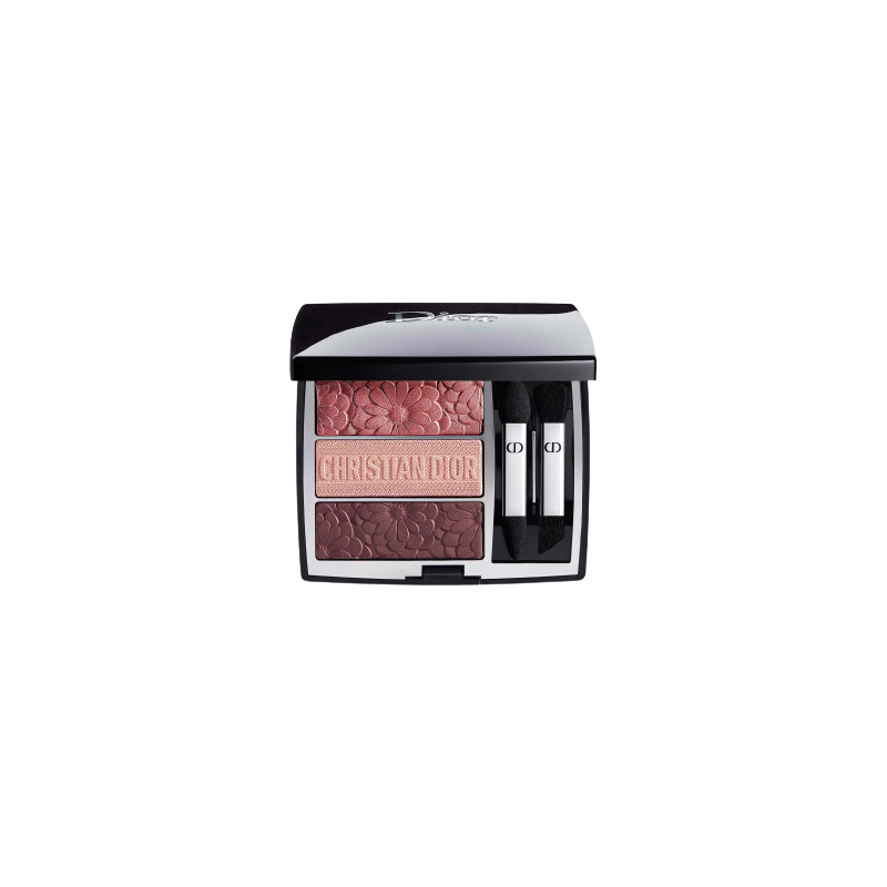 Paleta farduri de pleoape Dior 3 Couleurs Tri(o)blique Pure Glow, Nuanta 663 Triple Bloom