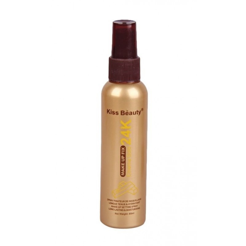 Spray Fixare Machiaj Kiss Beauty Cinema Gold 24K