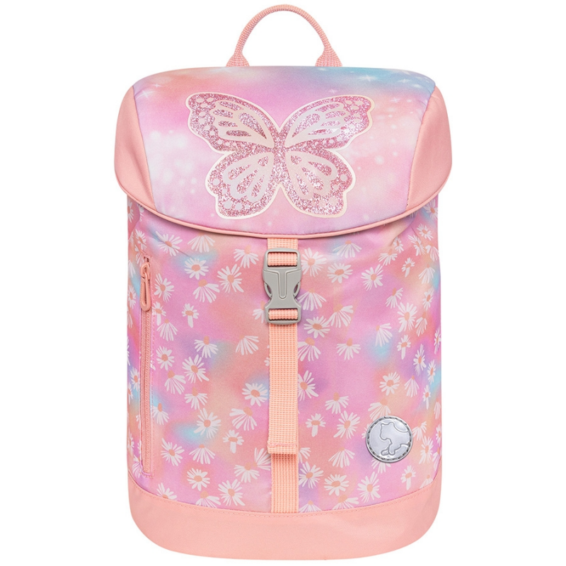 Rucsac Mini Buckle, dimensiune 34 x 22 x 14 cm, motiv Elegant Butterfly