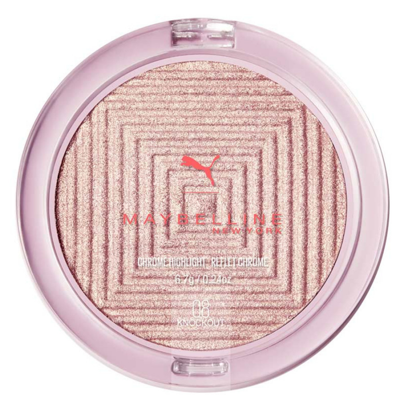 Pudra iluminatoare Maybelline x Puma Chrome Highlight, Nuanta 08 Knockout