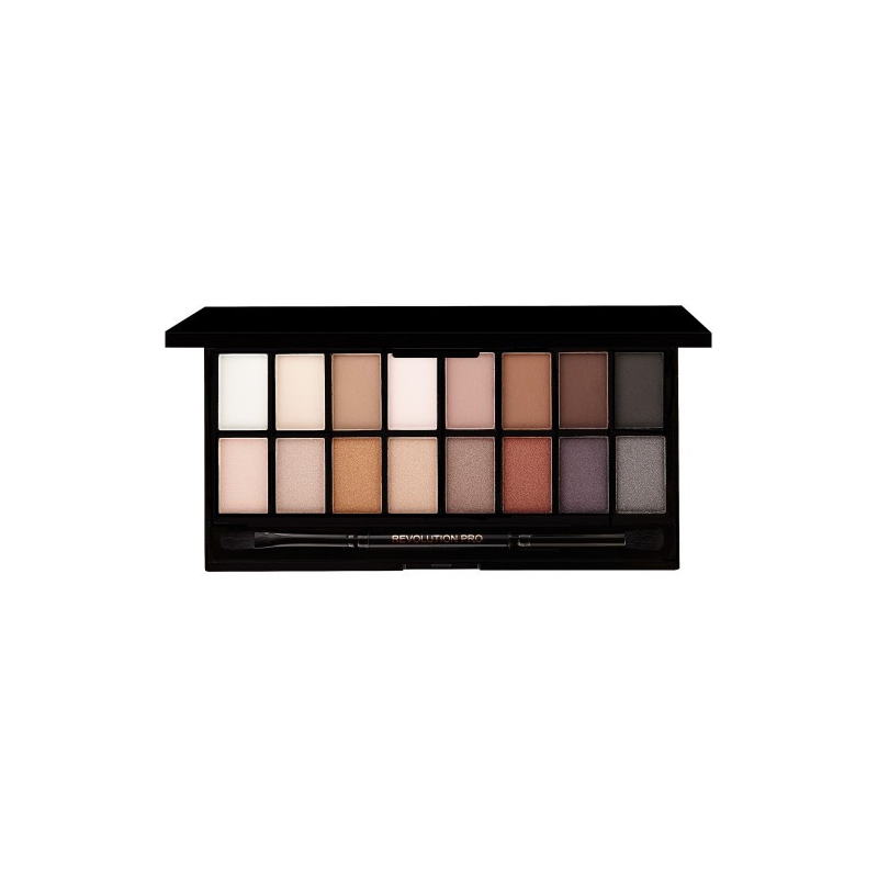 Paleta farduri de ochi Makeup Revolution Iconic Pro 1, 16 Culori