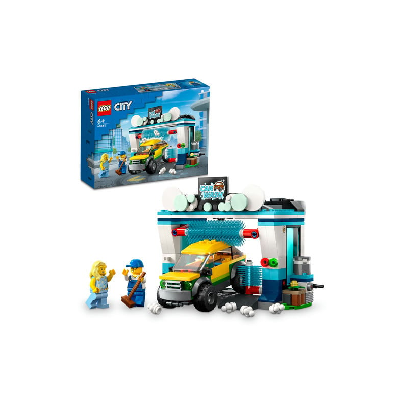 Set LEGO City - Spalatorie de masini (60362)