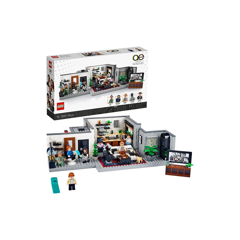 Set LEGO Creator Expert - Queer Eye - Apartamentul Fab 5 (10291)