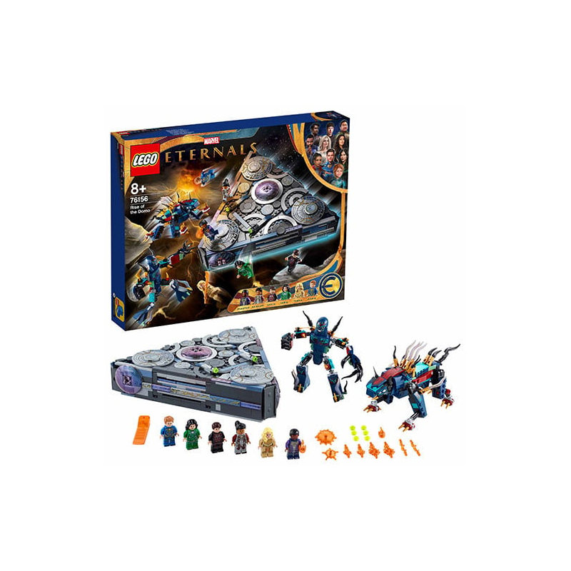 Set LEGO Super Heroes - Inaltarea navei Domo (76156)